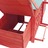 Galinheiro c/ caixa nidificação 193x68x104cm abeto vermelho
