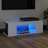Móvel de Tv com Luzes LED 90x39x30 cm Branco Brilhante