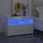 Móvel de Tv com Luzes LED 60x35x40 cm Branco Brilhante