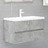 Armário Lavatório 80x38,5x45 cm Contraplacado Cinzento Cimento