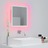Espelho de Casa de Banho LED 40x8,5x37 cm Contraplacado Branco