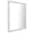 Espelho de Casa de Banho LED 40x8,5x37cm Contraplacado Cinzento