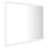 Espelho de Casa de Banho LED 60x8,5x37cm Contraplacado Branco