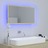 Espelho Casa de Banho LED 80x8,5x37cm Contrap. Carvalho Sonoma