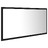 Espelho de Casa de Banho LED 90x8,5x37 cm Contraplacado Preto