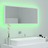 Espelho de Casa de Banho LED 100x8,5x37 cm Contraplacado Branco
