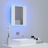 Armário Espelhado Casa de Banho LED 40x12x45 cm Branco