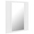 Armário Espelhado Casa de Banho LED 40x12x45 cm Branco