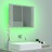 Armário Espelhado Casa de Banho LED 60x12x45 cm Cinza Cimento