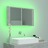 Armário Espelhado Casa de Banho LED 80x12x45 cm Cinza Cimento