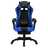 Cadeira Gaming C/ Luzes LED Rgb Couro Artif. Azul/preto
