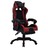 Cadeira Gaming Luzes LED Rgb Couro Arti. Vermelho Tinto/preto