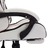 Cadeira Gaming Luzes LED Rgb Couro Artif. Preto/branco