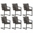 Cadeiras de Jantar Cantilever 6 pcs Couro Genuíno Cinzento