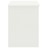 Mesa de Cabeceira 35x30x40 cm Madeira de Pinho Maciça Branco