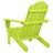 Cadeira Adirondack para Jardim Abeto Maciço Verde
