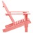 Cadeira Adirondack para Jardim Abeto Maciço Rosa
