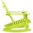 Cadeira Adirondack de Baloiçar P/ Jardim Abeto Maciço Verde