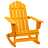 Cadeira Adirondack de Baloiçar P/ Jardim Abeto Maciço Laranja