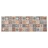 Tapete de Cozinha Lavável com Design Mosaico Colorido 60x300 cm