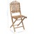 Cadeiras de Jardim Dobráveis C/ Almofadões 2 pcs Bambu