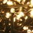 Cordão de Luzes com 300 LED 30 M Pvc Branco Quente