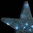 Estrelas de Natal com Luzes LED 3 pcs Ext./int. Arame Prateado