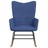 Cadeira de Baloiço Tecido Azul