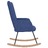 Cadeira de Baloiço Tecido Azul