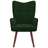 Cadeira de Descanso Veludo Verde-escuro