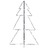 árvore de Natal em Cone 160 Leds 78x120 cm Interior e Exterior