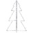 árvore de Natal em Cone 200 Leds 98x150 cm Interior e Exterior