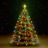 Cordão de Luzes Árvore de Natal 150 Luzes LED 150 cm Colorido