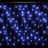 Cortina Luzes Pingente Gelo 10 M 400 LED 8 Funções Azul