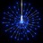 Iluminação Fogo de Artifício Exterior 10pcs 1400 Leds 50cm Azul