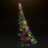 árvore de Natal Parede 720 Luzes LED 5 M Int/ext Colorido