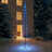 Árvore de Natal em Cone C/ 752 Luzes LED Azuis 160x500 cm