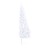 Meia árvore Natal Artificial C/ Luzes LED e Bolas 180 cm Branco
