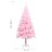 Árvore de Natal Artificial C/ Luzes LED e Bolas 150 cm Pvc Rosa