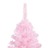 árvore de Natal Artificial C/ Luzes LED e Bolas 150 cm Pvc Rosa