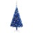 Árvore de Natal Artificial C/ Luzes LED e Bolas 120 cm Pvc Azul