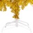 árvore Natal Artificial C/ Luzes LED e Bolas 150 cm Pet Dourado