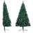 Meia árvore Natal Artificial C/ Luzes LED e Bolas 150 cm Verde
