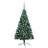 Meia Árvore Natal Artificial C/ Luzes LED e Bolas 180 cm Verde