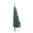 Meia árvore Natal Artificial C/ Luzes LED e Bolas 180 cm Verde