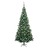 Árvore de Natal Artificial com Luzes LED e Bolas L 240 cm Verde