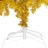 árvore Natal Artificial C/ Luzes LED e Bolas 120 cm Pet Dourado