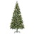 Árvore de Natal Artificial com Luzes LED e Pinhas 210 cm