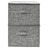 Caixas de Arrumação 2 pcs 43x34x23 cm Tecido Cinzento