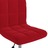 Cadeiras de Jantar Giratorias 2 pcs Veludo Vermelho Tinto